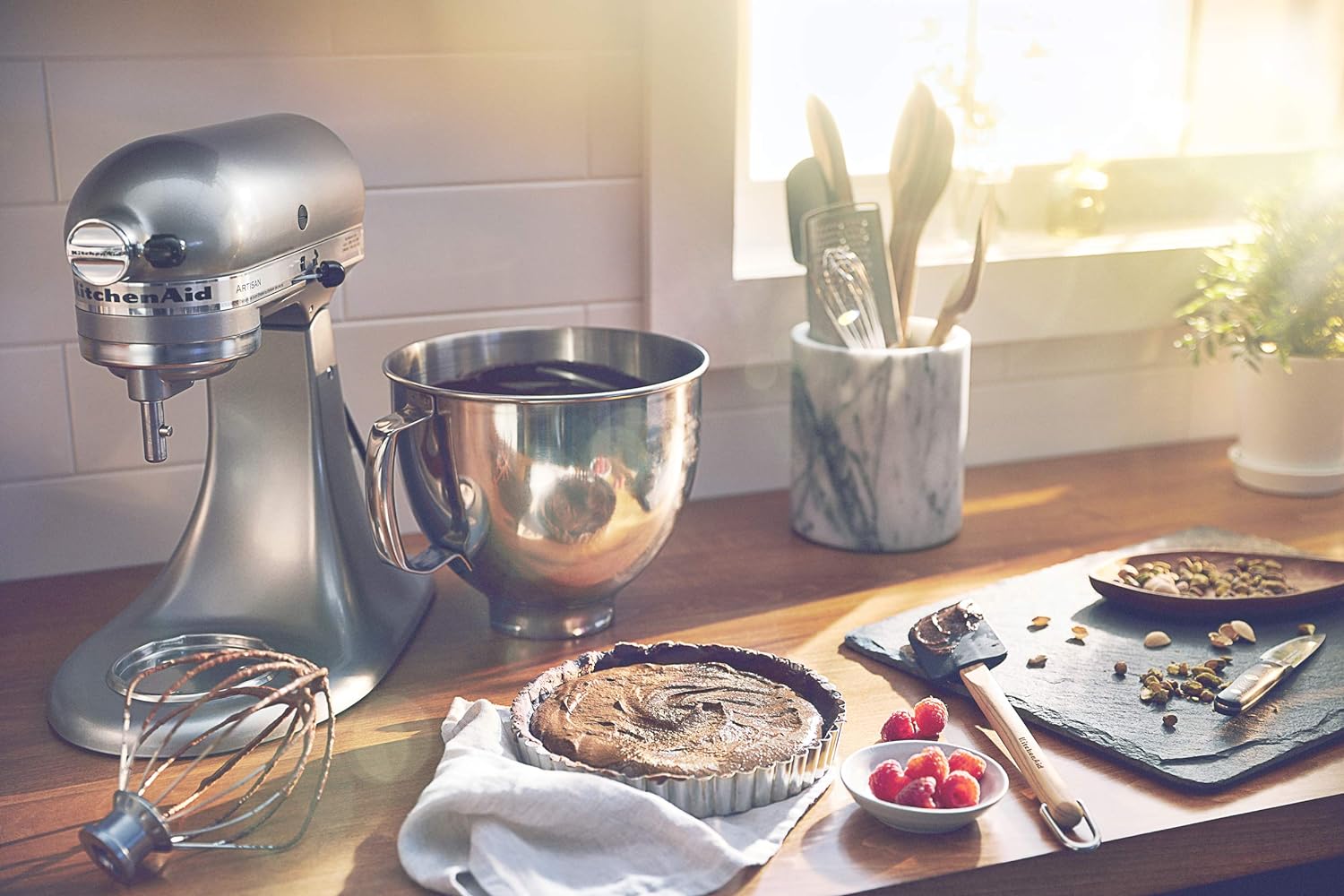 KitchenAid Artisan Series 5-Quart Tilt-Head Stand Mixer - KSM150PS, Milkshake