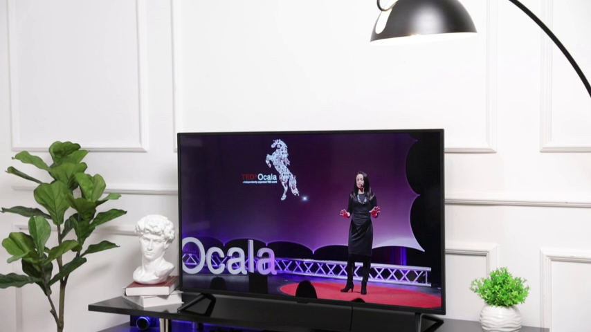 【Furniture】Fireplace TV Stand with 36