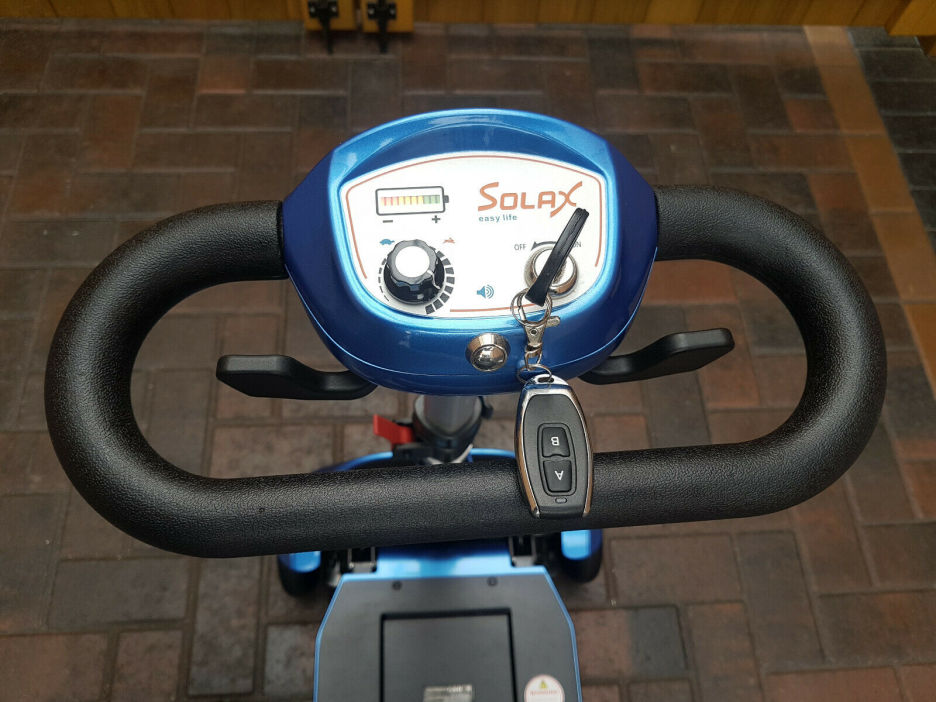 Monarch SOLAX Elf + Automatic Folding Mobile Scooter-Blue