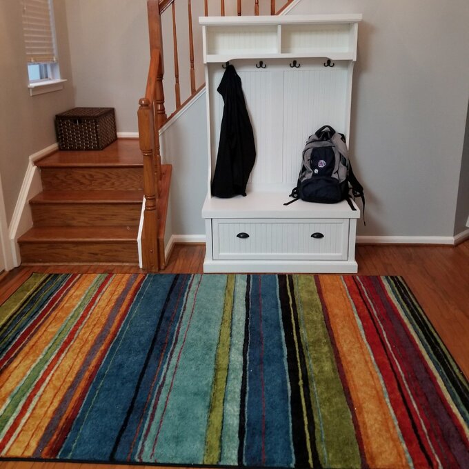 【Furniture】Carmel 40'' Wide Hall Tree with Bench and Shoe Storage