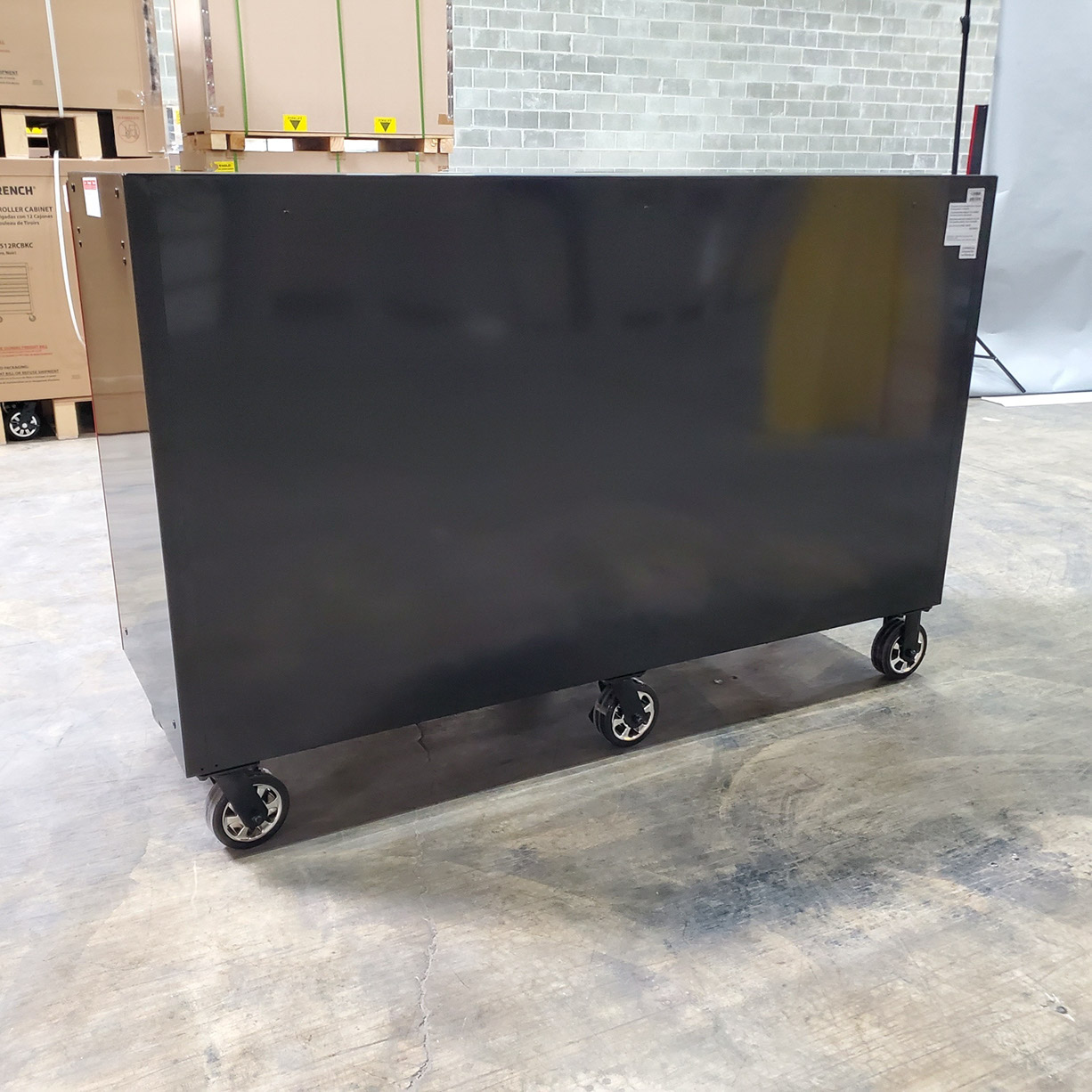 used toolboxShowroom Demo, Extreme Tools RX Series 72 19 Drawers 25 Deep Roller Cabinet, Black-Red, 150 lbs. Slides