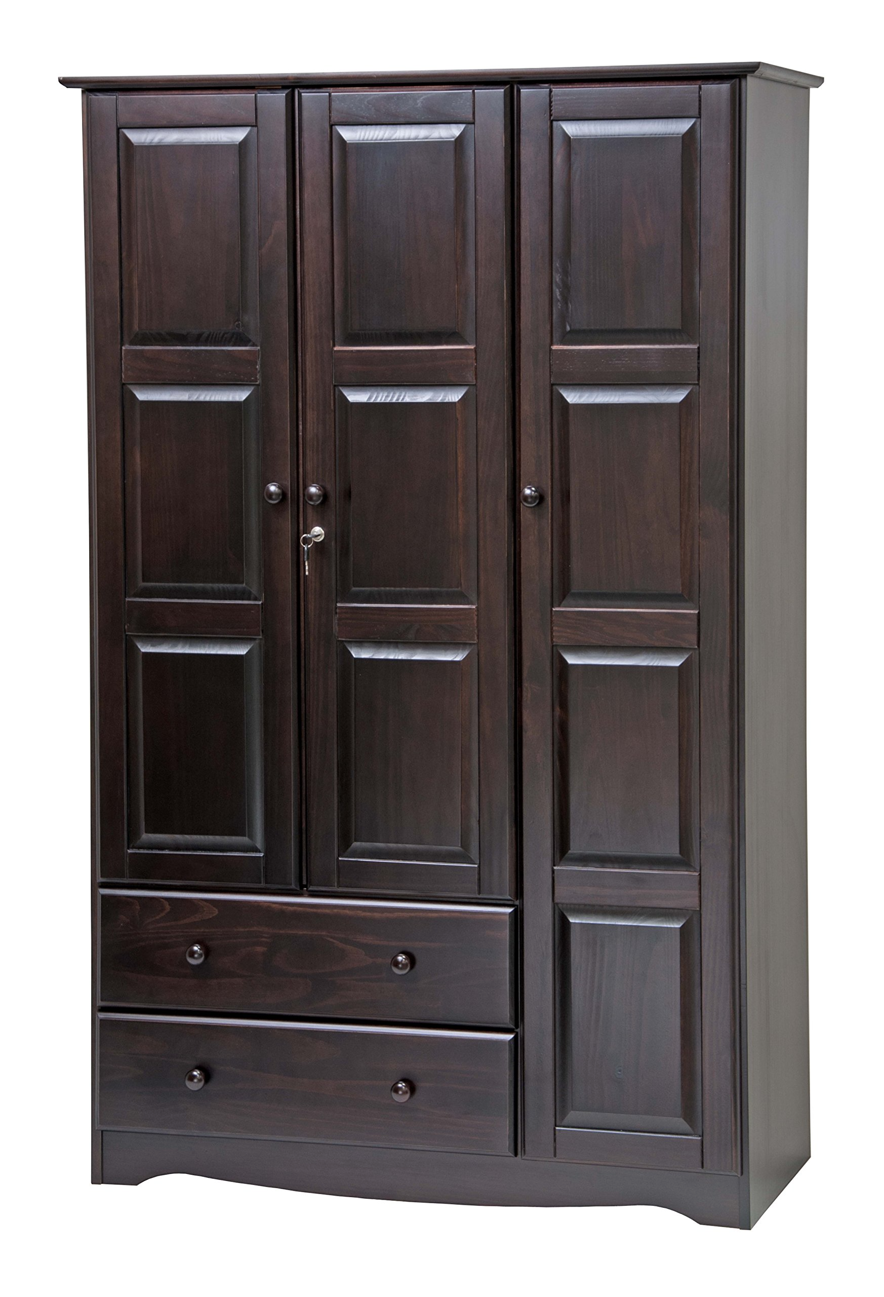 【Furniture】100% Solid Wood Grand Wardrobe/Armoire, 46