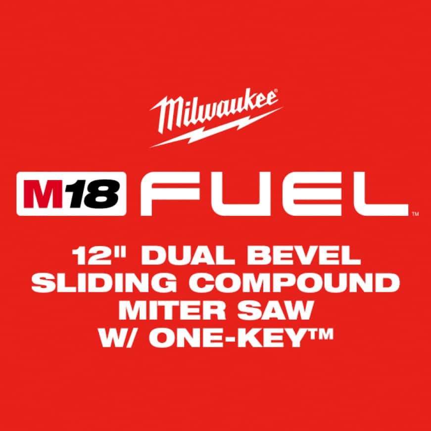 Industry's first 18V Cordless 12" Miter Saw