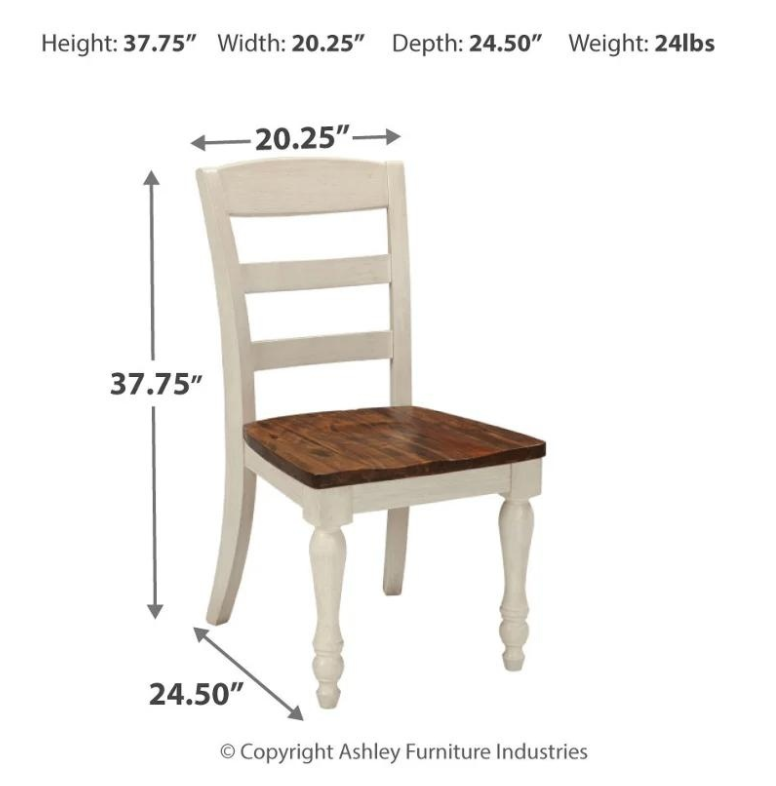 Marsilona Dining Table and 6 Chairs Set