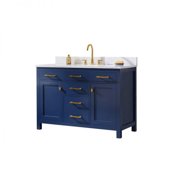 Atencio 42″ single bathroom vanity
