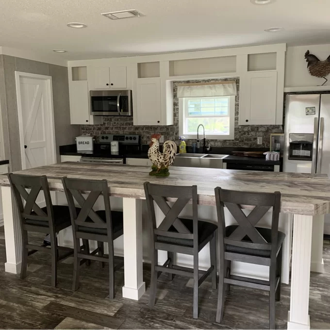 【Furniture】4 - Person Bar Furniture Counter Height Dining Set