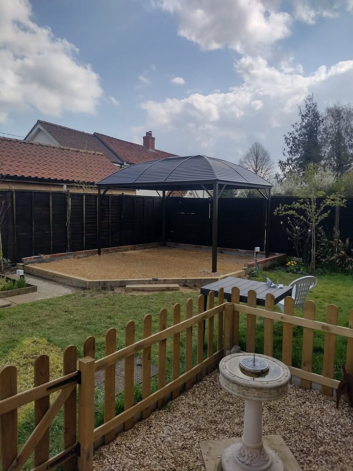 3x4meter Aluminium Framed Roof Gazebo Galvanised Luxury Garden Gazebo Metal Roof Hard Top Gazebo