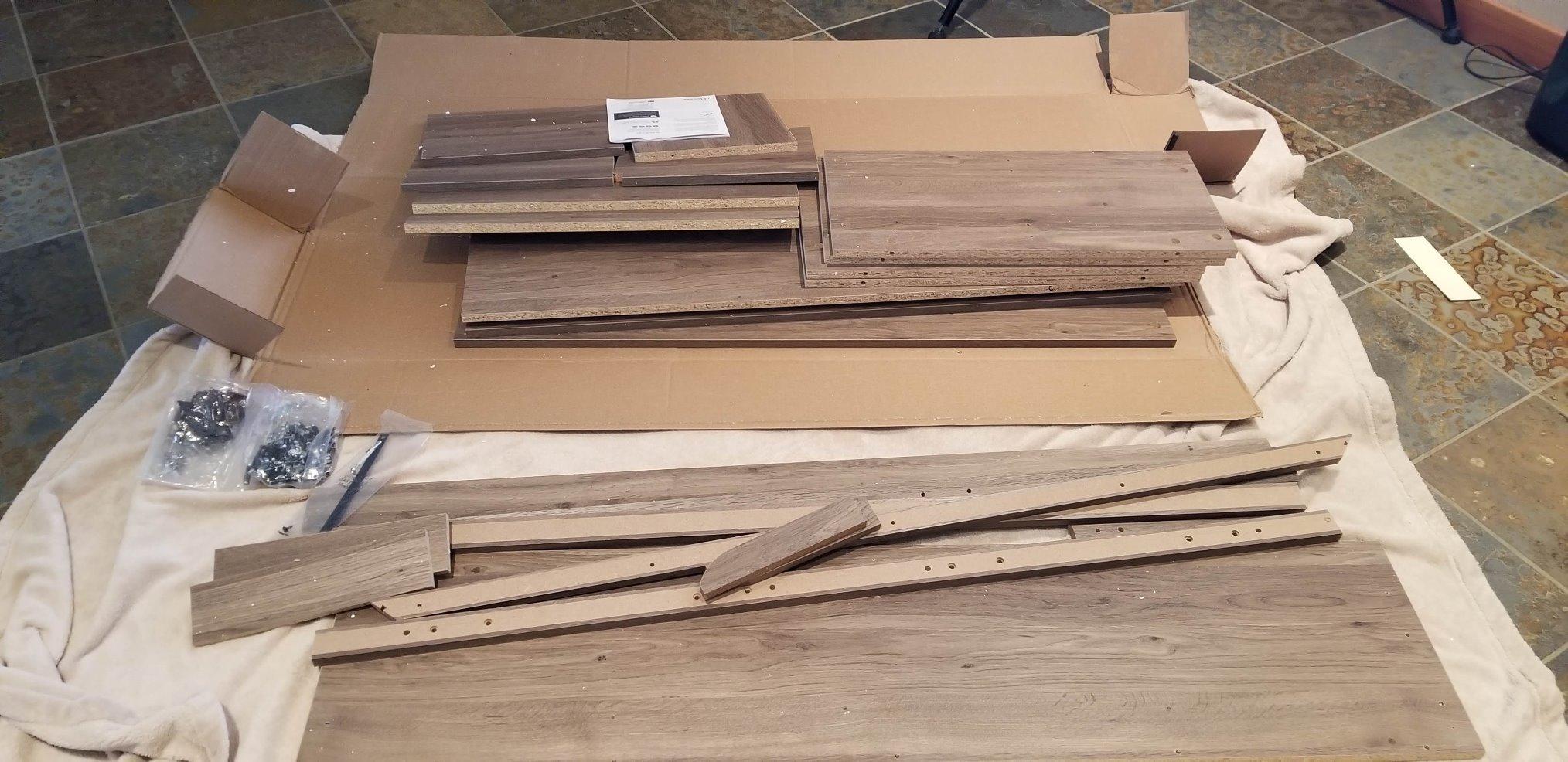 【Furniture】Sauder Barrister Lane Bookcase, Iron Oak finish